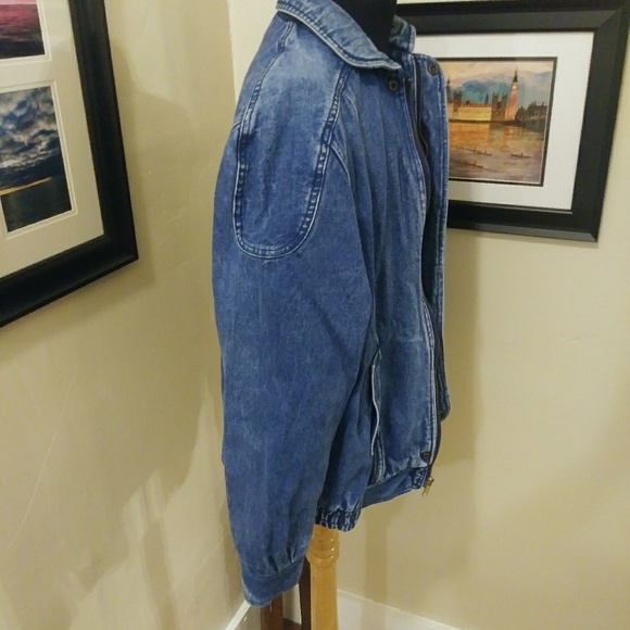 Denim Jacket- Vintage Style denim jacket - Picture 2 of 8
